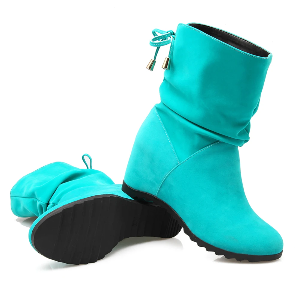 DORATASIA Ženski Krog Toe Klini Jate Zimski Škornji 2020 blagovne Znamke Škornji Ženske Modni Priložnostne Vsakodnevno Moda Gleženj Ženska, Čevlji