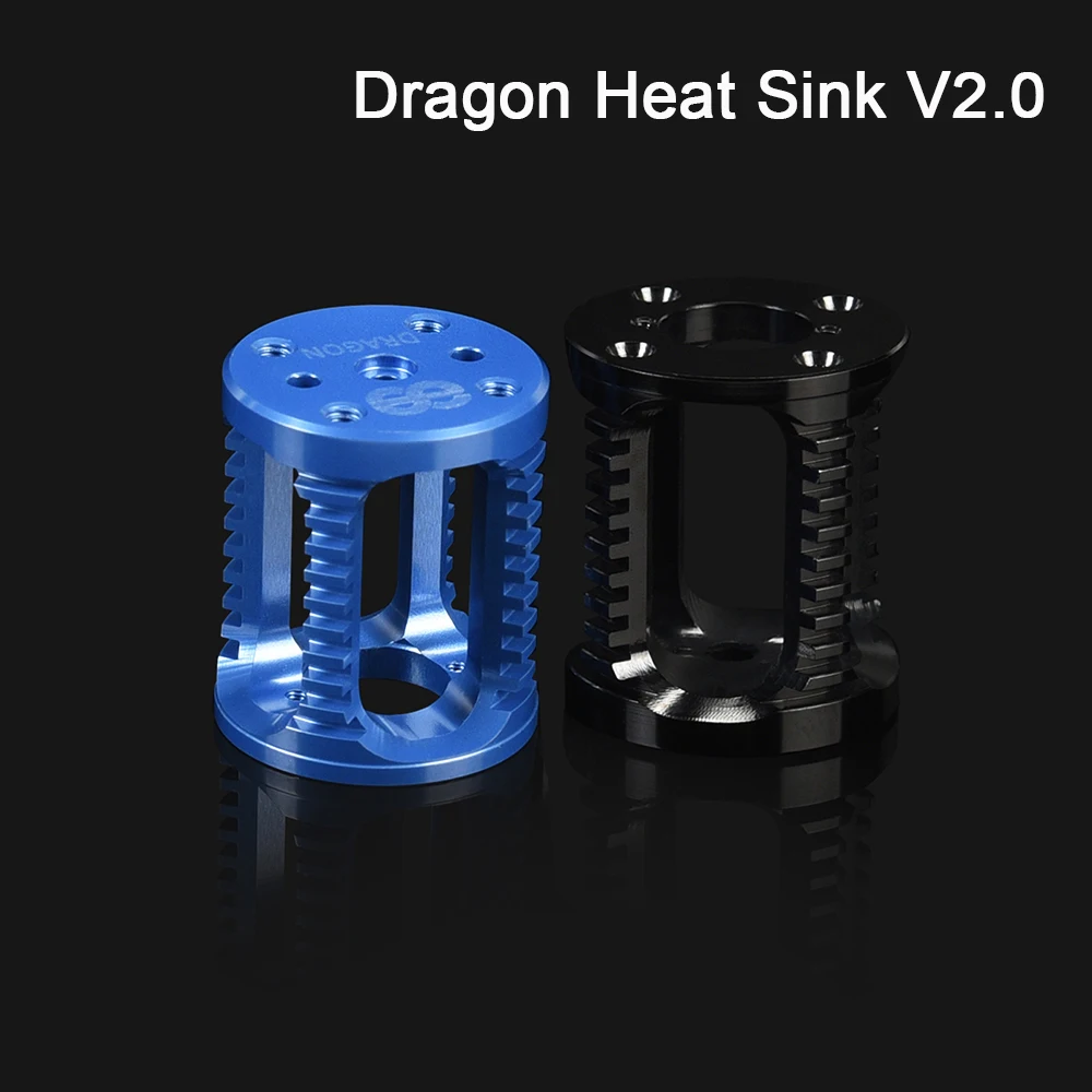 Dragon Hladilnega Telesa V2.0 Zmaj Heatsink Za Dragon Hotend V2.0 Iztiskanje 3D Tiskalnik Deli Za TITAN BMG Iztiskanje VS V6 Heatsink
