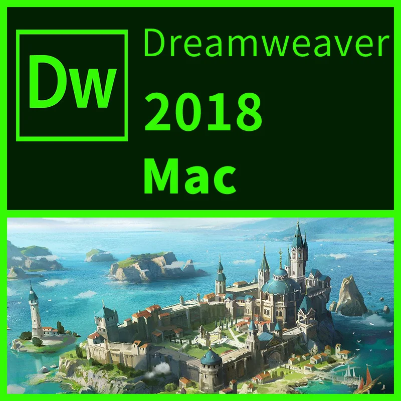 Dreamweaver CC 2018 Programska oprema Mac Življenjsko dobo Uporabe