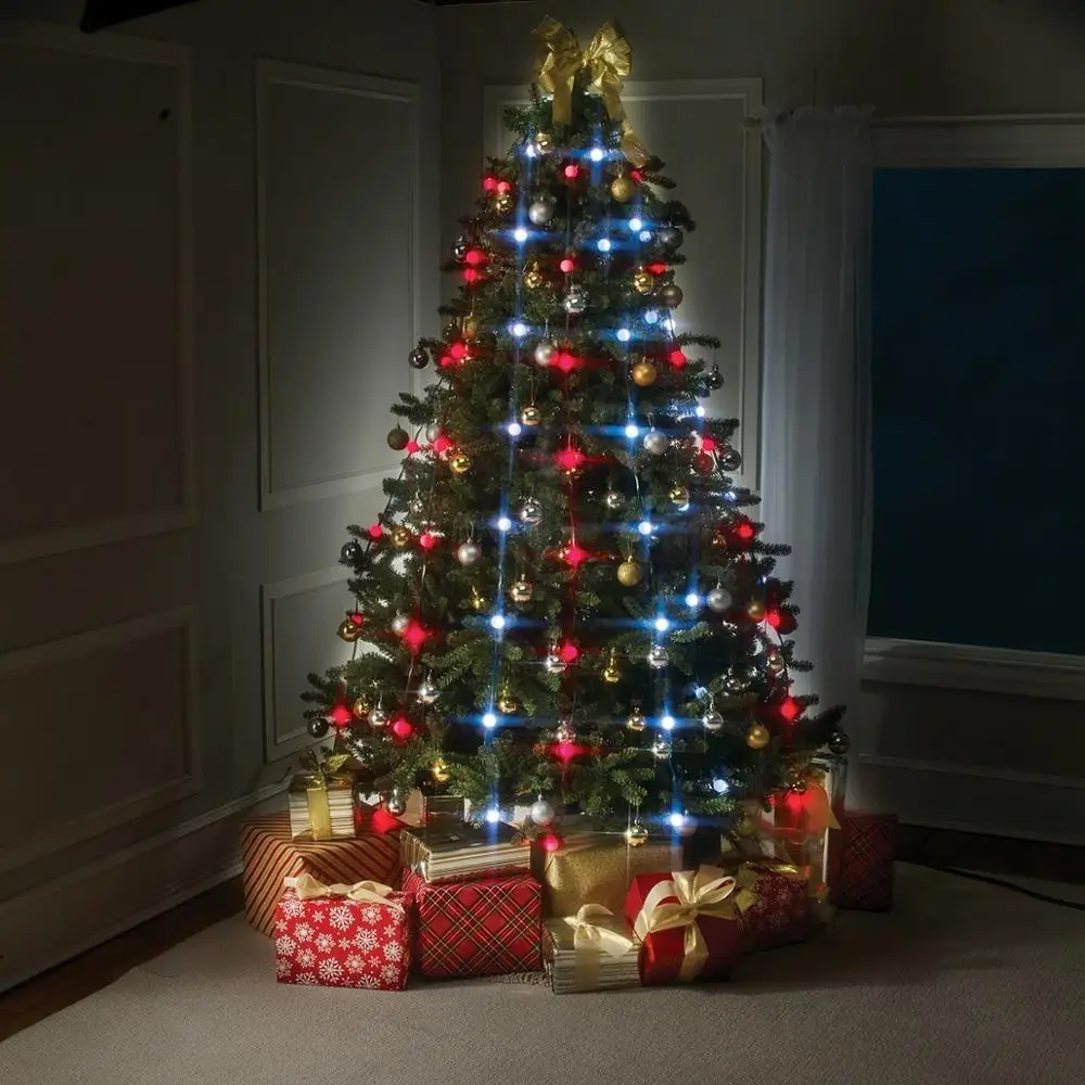 Drevo Dazzler led Garland, Božično drevo Božično drevo garland, Božič garland, Božično drevo garland, novo leto 2021