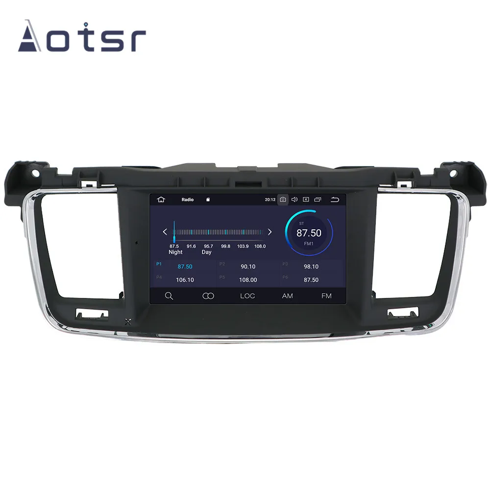 DSP Android 9.1 Avto, GPS Navigacija za Avto DVD Predvajalnik Za Peugeot 508 2011-2017 Auto Stereo Radio Multimedijski predvajalnik, Vodja Enote za Video