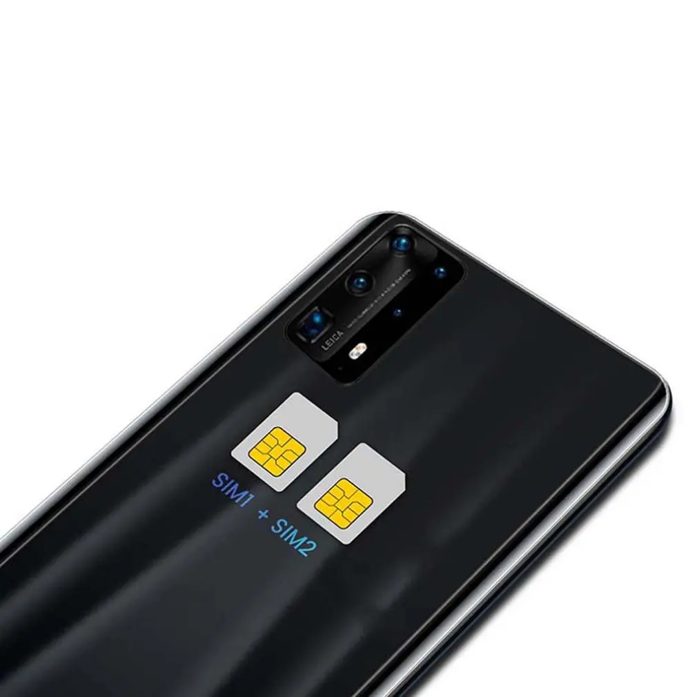 Dual-Core P40 Pro Pametni 5 Palčni Zaslon Pametnega telefona 512M+4G Android Pametni 3D Stekla Prekrita Zadnji Pokrovček