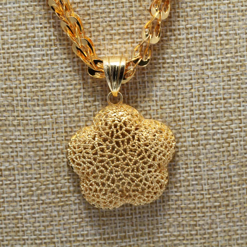 Dubaj zlato nakit sklopov Afriške poročne poročna darila za ženske v Savdski Arabski Ogrlica, uhani nastavite collares Poročni nakit