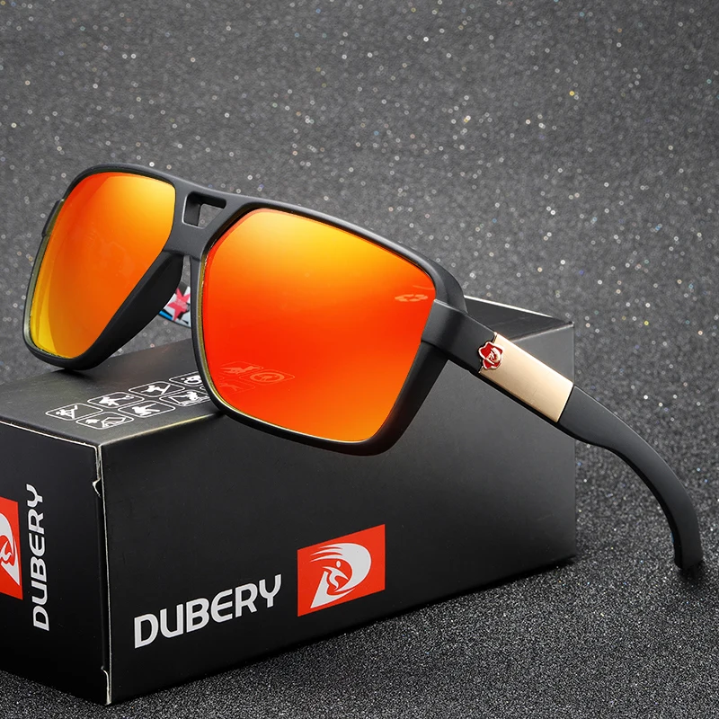 DUBERY Letnik Polarizirana sončna Očala, moška sončna Očala Za Moške UV400 Odtenki Vožnje Črna Očala Oculos Moški 8 Barv Model 167