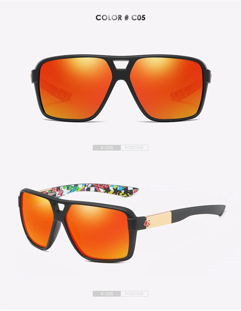 DUBERY Letnik Polarizirana sončna Očala, moška sončna Očala Za Moške UV400 Odtenki Vožnje Črna Očala Oculos Moški 8 Barv Model 167