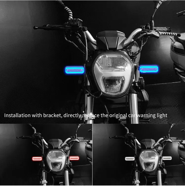 Duh zveri motorno kolo, opremo vključite signal označite dnevnih luči valuti Motokros Opozorilne luči Brezplačna Dostava