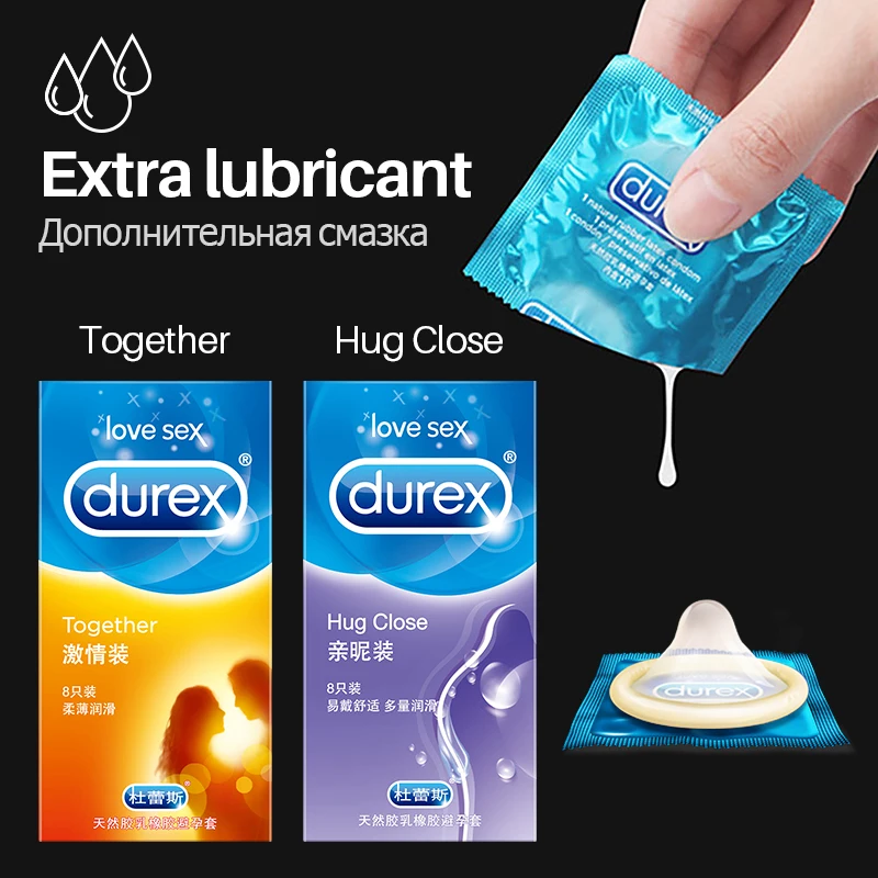 Durex 100 kozarcev 4 Vrste Kondomov Užitek Različnih Paket Kondomov za Moške Ultra Tanek Namazani Naravnega Lateksa Penis Rokav Izdelke, povezane s spolnostjo