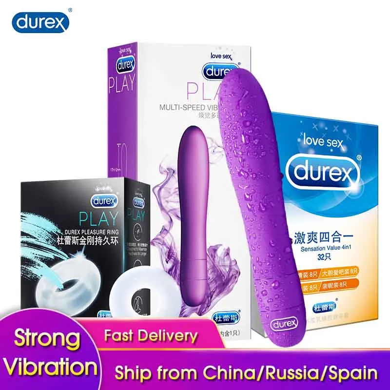 Durex Vibrator Multi Hitro G Spot Silikonski Klitoris Stimulacije Vagine Massager Palico Odraslih Intimnih Izdelkov Sex Igrače za Ženske