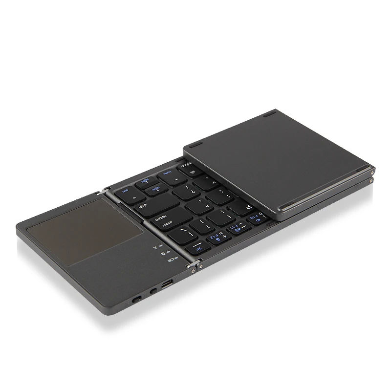 Dvakrat zložljiva brezžično Bluetooth Tipkovnico Za Huawei MediaPad M2 10 m2 8 M2 8.0 7 7.0 10.1 Pro Tablet PC zložljiva tipkovnica primeru