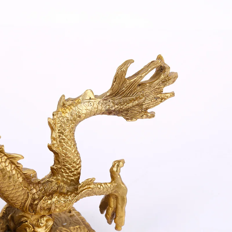 Dvanajst Nebesno ugoden baker bron zmaj nihalo Feng Shui okraski home office Qinglong srečno dragon dekoracijo
