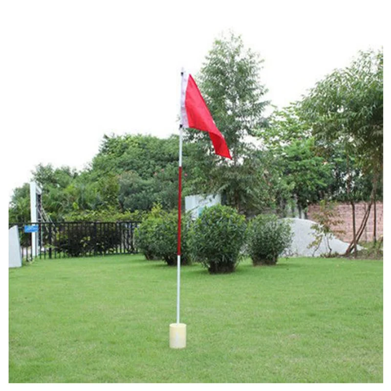 Dvorišču Praksi Golf Luknjo Pole Cup Zastavo Palico Putting Green Flagstick