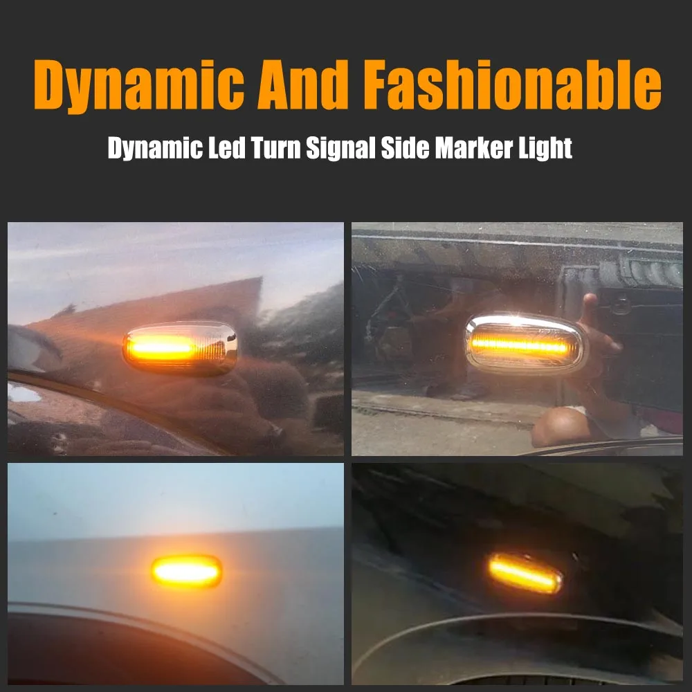Dynamic LED Fender Vključite Signal Za Opel Astra G 1998-2009 Zafiri A 1999-2005 Strani Marker Luči svetilke 2000 2001 2002 2003 2004