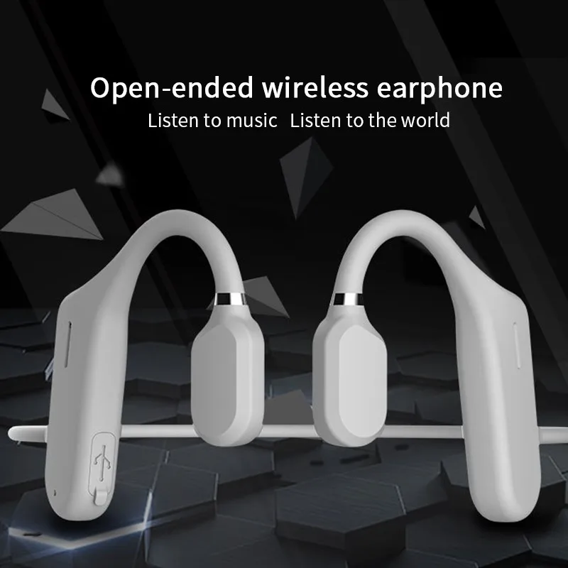 DYY-1 Lahki Uho Kavelj Kostne Prevodnosti Slušalke Bluetooth 5.0 Brezžični Ne V Uho Slušalke IPX6 Nepremočljiva Športne Slušalke