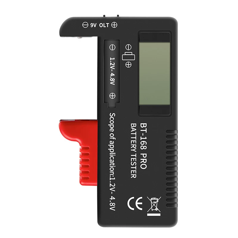 E-168 POR Digitalni Litij-Zmogljivost Baterije Tester Karirasti obremenitev Zaslonu Preverite Gumb Celice Univerzalni Tester