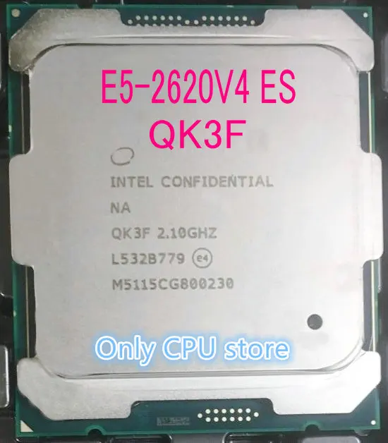 E5-2620V4 Original Intel Xeon QK3F ES različica E5-2620 V4 2.10 GHz, 8-Core 20M E5 2620V4 FCLGA2011-3 85W Procesor brezplačna dostava