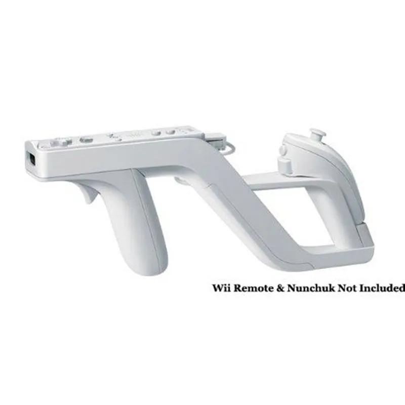 Eastvita Daljinski Upravljalnik Za Wii Zapper Pištolo Snemljiv Streljanje Pištolo Za Nintend Krmilnik Wii Igralne Dodatki Bela