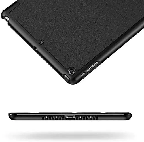 EasyAcc® Tablete za iPad Zrak 1 Smart Cover s Stojalom Auto Sleep funkcija Wake-up za Apple iPad Zraka iPad 5 Premium PU Usnje Črna