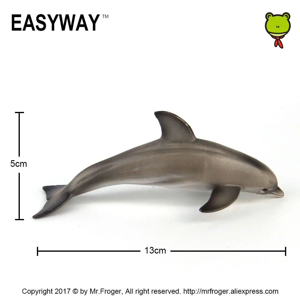 EASYWAY Original Sealife Ocean Živali Delphin Igrače za Otroke Darilo Delphins Figur Resničnem Življenju Živali, Ukrep & Igrača Številke