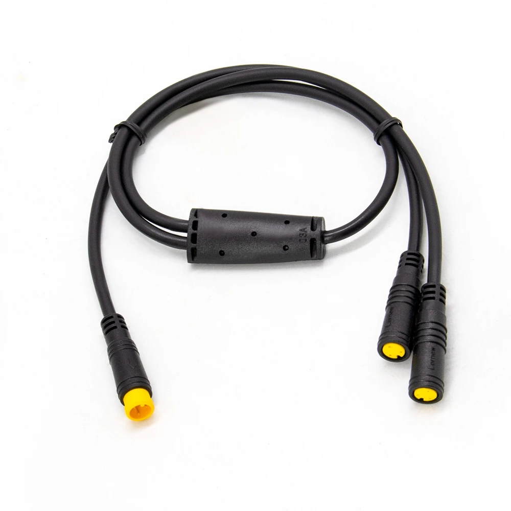 Ebike Y-Razdelilnik 1T2 Kabel za Gear Shift Senzor in Ročice Zavore Priključek Nepremočljiva Bafang BBS01 BBS02B BBSHD Sredi Pogon Motornih