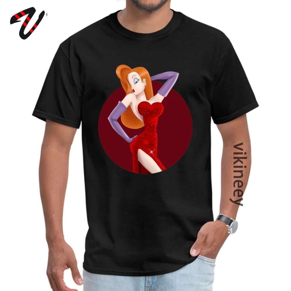 Edinstven Ameriški Rokav Vrhovi Tees Poletje Krog Vratu Gotham Moška T-majice Jessica Rabbit Edinstveno Tshirts Kuponi