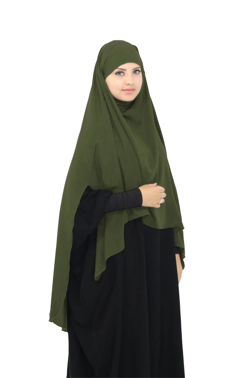Eid Hooded Muslimanske Ženske Hidžab Molitev Oblačilo Dolgo Khimar Jilbab Abaya Polno Kritje Ramadana Obleke Abayas Islamska Oblačila Niqab