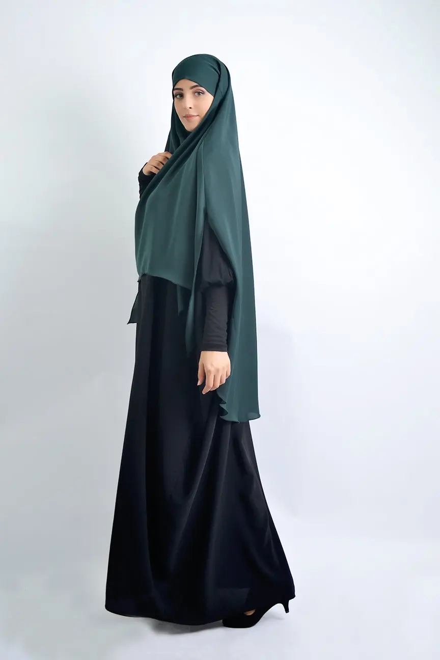 Eid Hooded Muslimanske Ženske Hidžab Molitev Oblačilo Dolgo Khimar Jilbab Abaya Polno Kritje Ramadana Obleke Abayas Islamska Oblačila Niqab