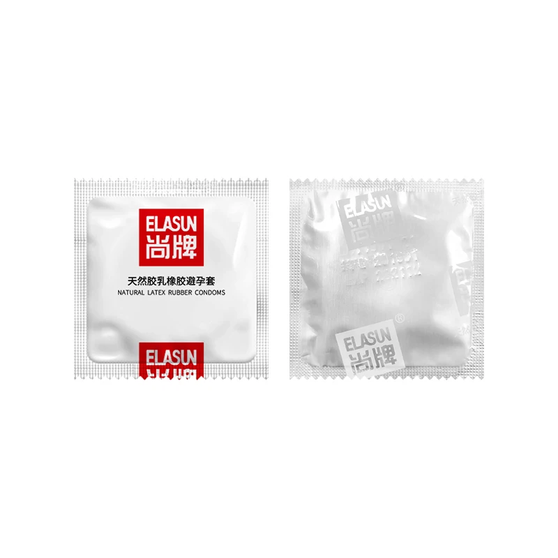 ELASUN 10pcs Ice&Ogenj Kondomi 49 mm Slim Fit Kondomi pri Moških, ki se Nizajo Belušno Orgazem Penis Rokav Spola Igrače Cool Toplo Počutiš