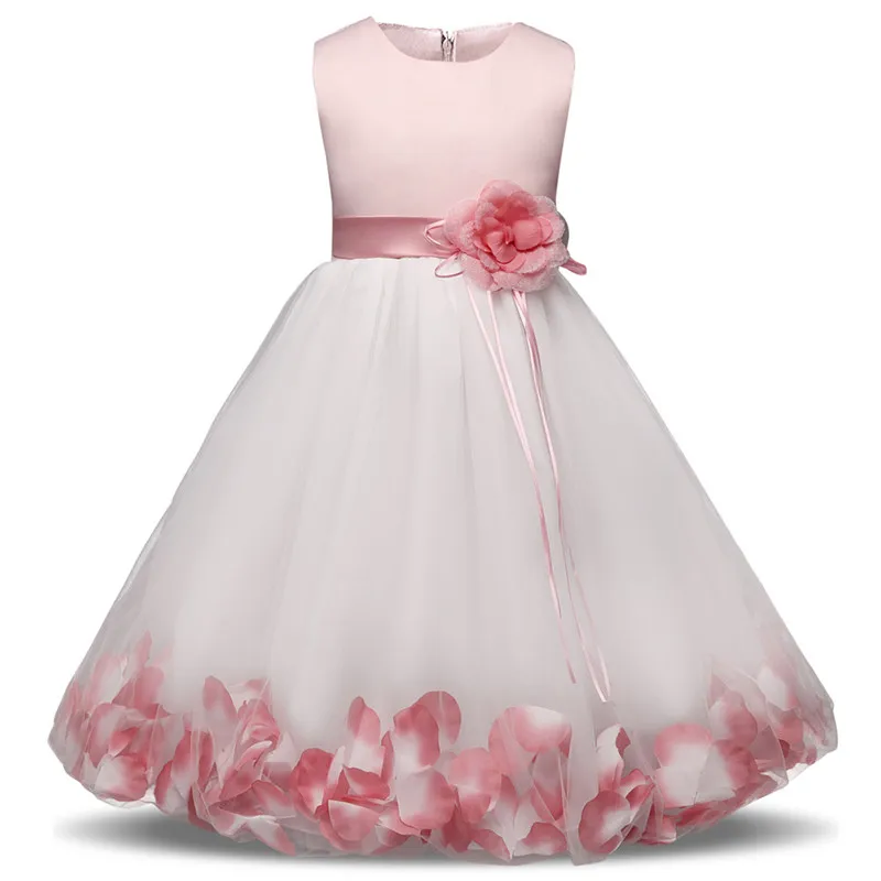 Elegantno Cvet Dekle Obleko Za Praznik Stranko Poroko Til Obleke Za Dekleta Chlidren je Kostum Najstnik Cvetlični Prom Obleke Za 10T