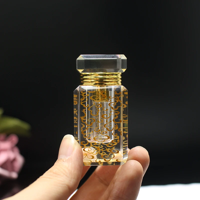 Elegantno Zlato Kristalno Parfum Steklenice lahko ponovno polnijo Eterično Olje Difuzor Steklenice Potovanja Parfum v Kozmetični valentinovo Poročno darilo