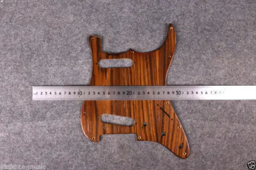 Električna kitara pickguard ST Strat slog SSS Lepo Lesa Nič Ploščo Ročno izdelani Z Jasno Plašč zaključek