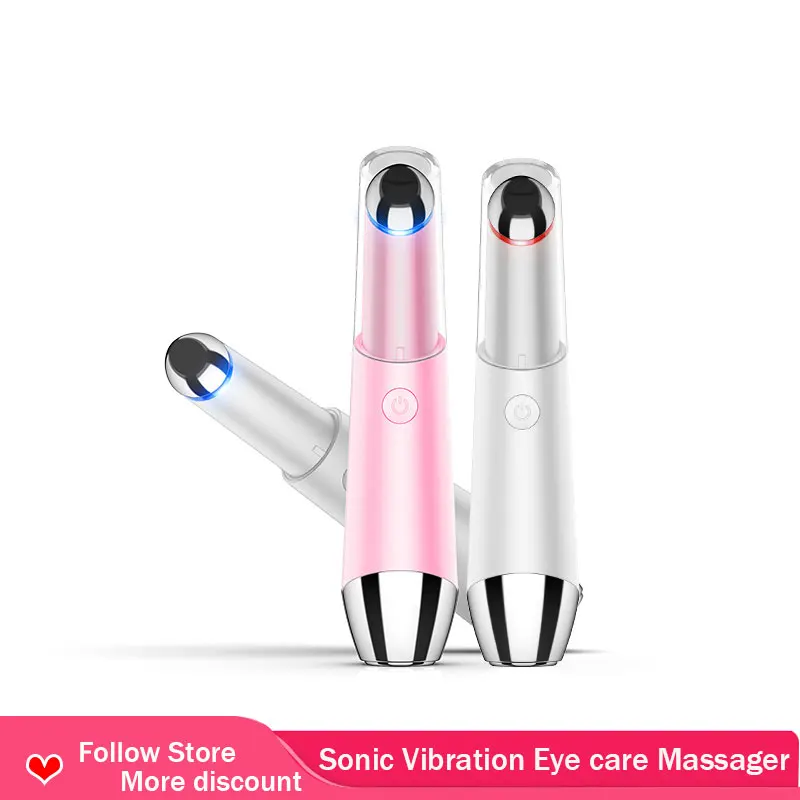 Električni Oči Masaža Naprave Sonic Vibracije Oči, Ustnice Obraza Masaža instrument za Odstranjevanje Anti-aging Gubam Eye za Nego Kože Orodja