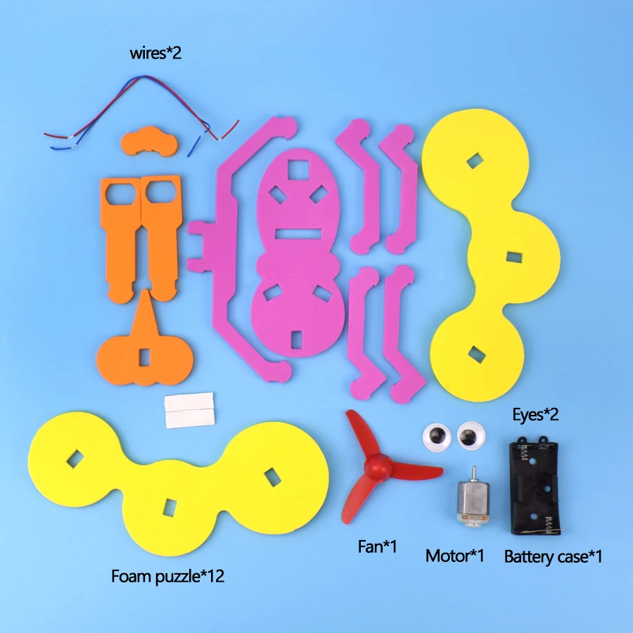 Električni Vodni Pajek Robot Model Kompleti DIY Izobraževalne Znanosti Igrače za Otroke Poskus Zbiranja Igrač za Otroke, ki so Fantje Darila