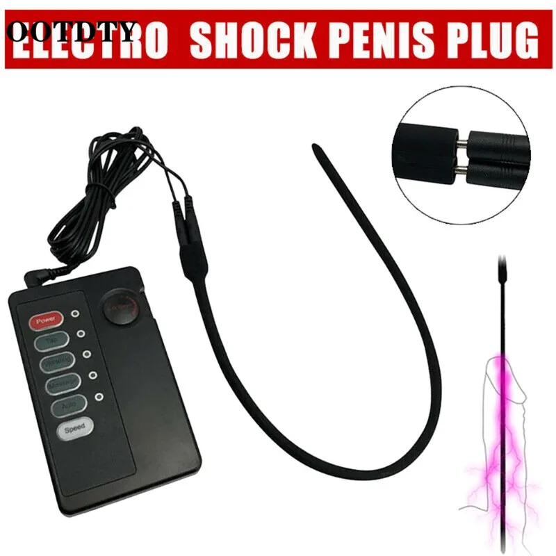 Električni Šok Sečnice Zvoke Silikonski Vibrator Plug Nosila Dilator Set Za Odrasle Sex Igrača
