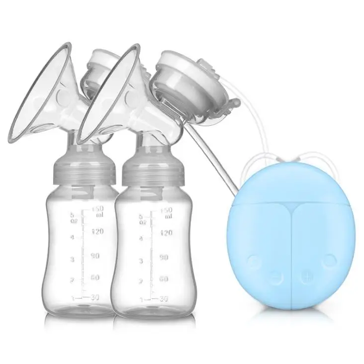 Električno prsno črpalko Dvostranskih Mleka Črpalka USB Pogon z baby steklenico mleka baby Močna Sesalna dojenjem dodatki