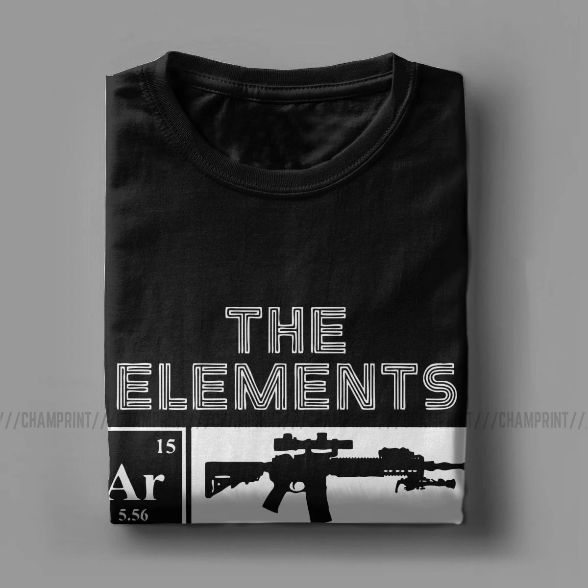 Elementi Obrambo AR15 AK47, Periodična Tabela T-Shirt Moški Pištolo rusko Puško Orožja Novost Tees Posadke Vratu T Shirt Plus Velikost