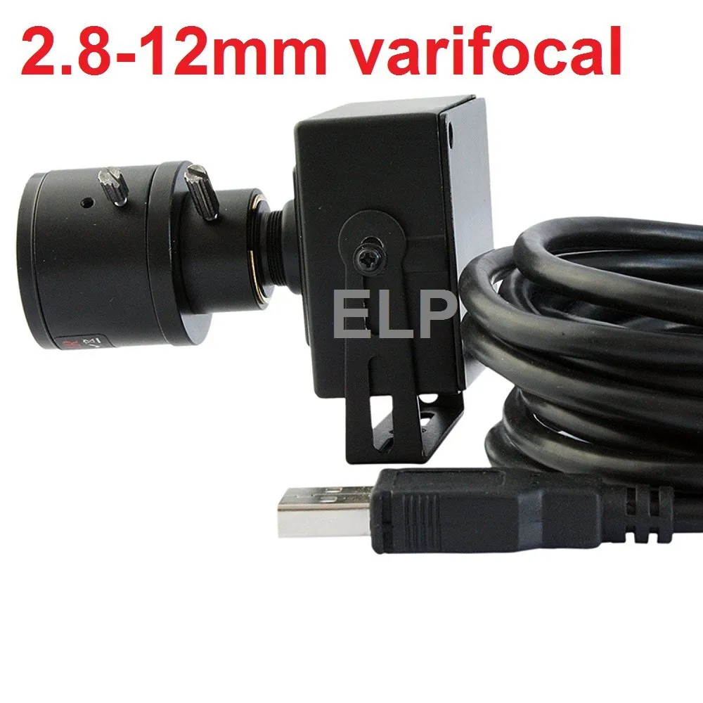 ELP 5MP Aptina MI5100 visoke ločljivosti, CMOS-2.8-12mm varifocal HD CCTV nadzor endoskop mini kamero, video kamera, usb Androi