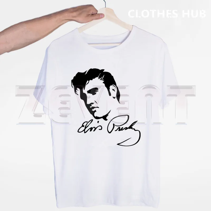 Elvis Presley Kralj Rock T-shirt O-Vratu, Kratke Rokave Poletje Priložnostne Modna Unisex Moških In Žensk Tshirt