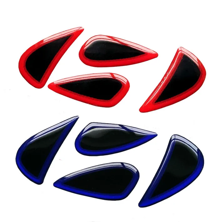 Emblem Okrašena Nalepke Za Hyundai Verna Solaris 2016 2010 2013 3D Rdeča Modra AB045