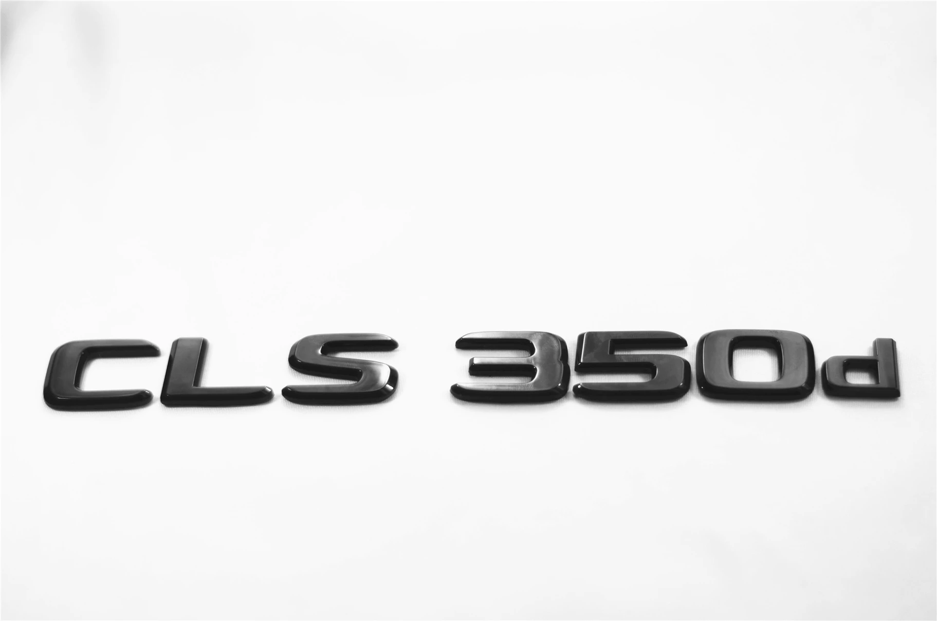 Emblem Značko Prtljažnik Zadaj ABS za Mercedes Benz CLS350d CLS400d CLS450d CLS300d CLS220d Črni Avto Zunanjost Nalepke za Dekoracijo