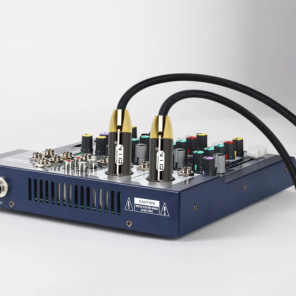 EMK 3-Pin XLR Audio Uravnoteženo Vodi Mikrofon, Audio Kabel, Stereo Moški na Ženski 3 Pin Jack za Ojačevalnik Mešalnik Ettector Izenačevalnika