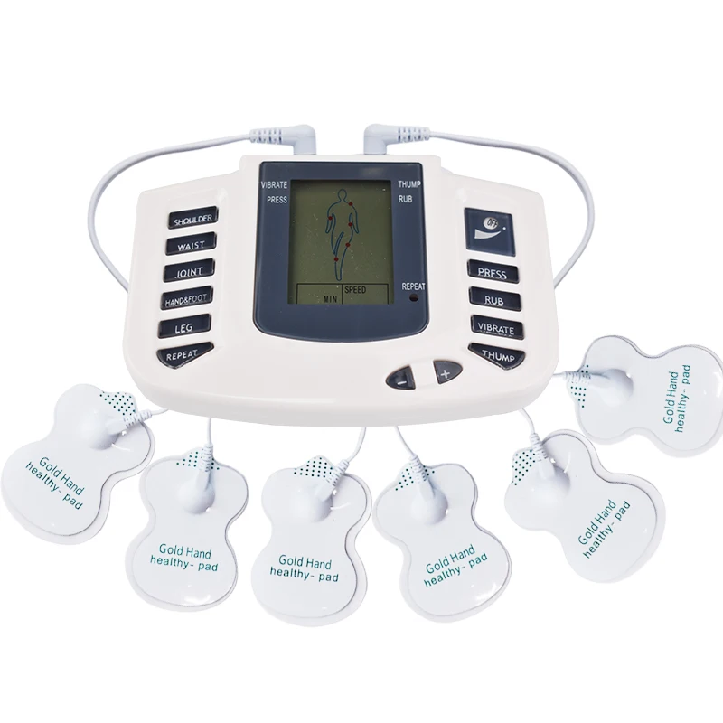 EMS Električni Stimulator Mišic 8 Načini Digitalni Terapija Massager Impulz Deset Akupunktura Nazaj Vratu Natikači Massager se Sprostite Telo