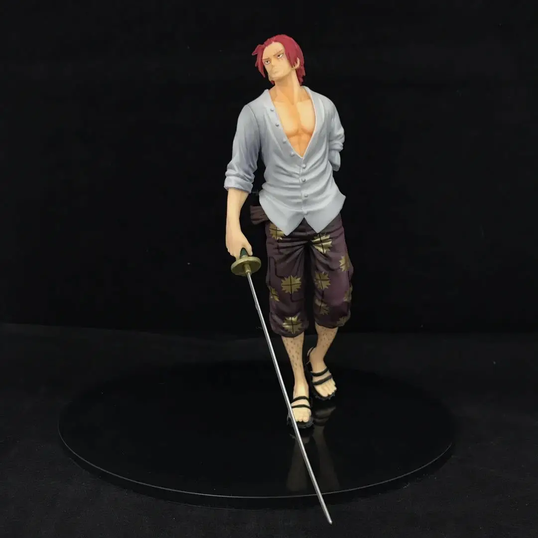 En Kos 19 cm Anime Slika Steblom Grand Skladu Bitki Nad Dome Rdeče Lase PVC Dejanje Slika Zbirateljske Model Igrače Lutka