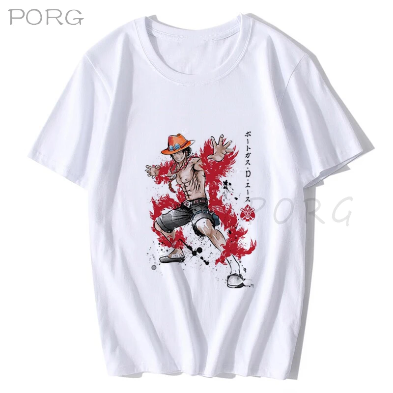 Ena Piercent Kul T Shirt Priložnostne En Kos T-shirt Fantje Anime Poletne Vrh Tees Luffy Tshirt Ulične Smešno Moški Priložnostne Tees