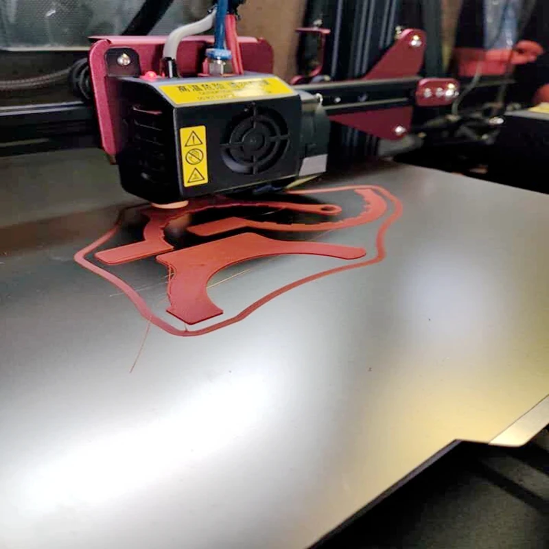 ENERGIČNA 3D Tiskalnik deli 310x310mm Odstranitev Spomladi Jekla PEI Flex Plošče Platformo Toplote postelja+Magnetni Vroče Raztegljiv trak za CR-10 10