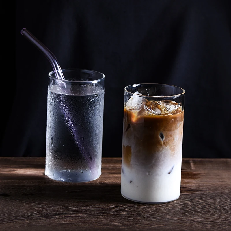 Enostavno toplotno odporno steklo pokal zajtrk mleko pokal led skodelico kave sok milkshake eksplozijam visoko temperaturo lw127347