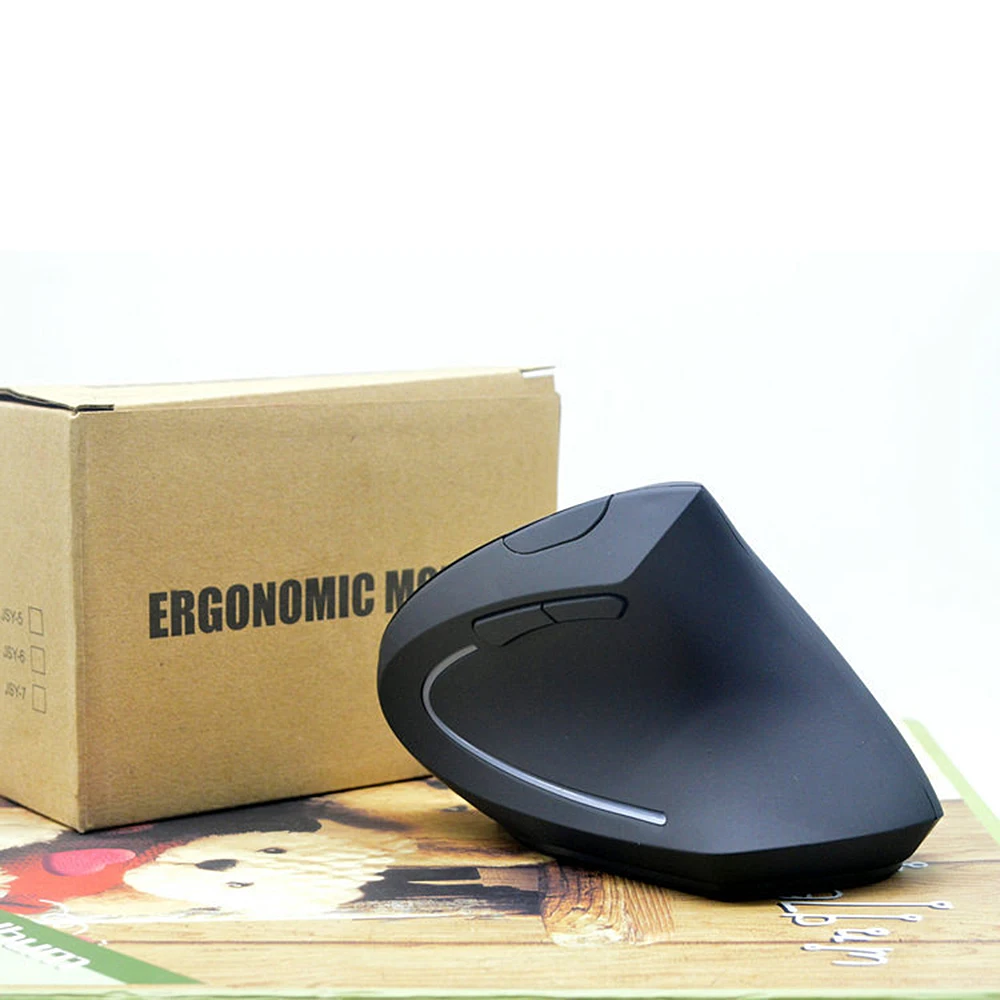 Ergonomska Navpično Brezžične Miške (Desni/Levi Strani Računalnik Gaming Miška Miši 5D USB Optična Miška Igralec Mause Za Laptop PC Igre