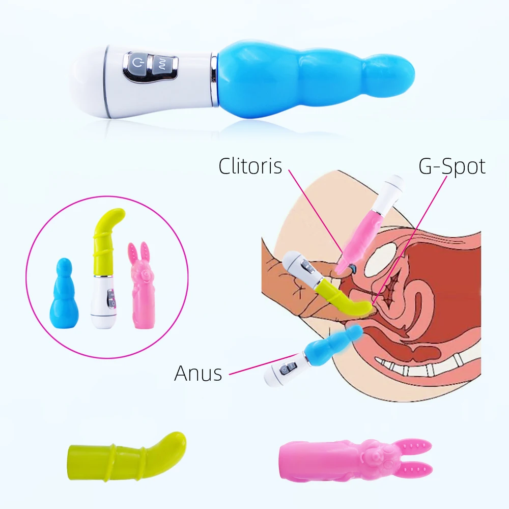 Erotično 3IN1 Massager Klitoris Rabbit Vibrator Vagine, G Spot Analni Čep, Vibrator Palico 12 Vibracije Načini Ženske Odraslih Igra, Seks Igrače