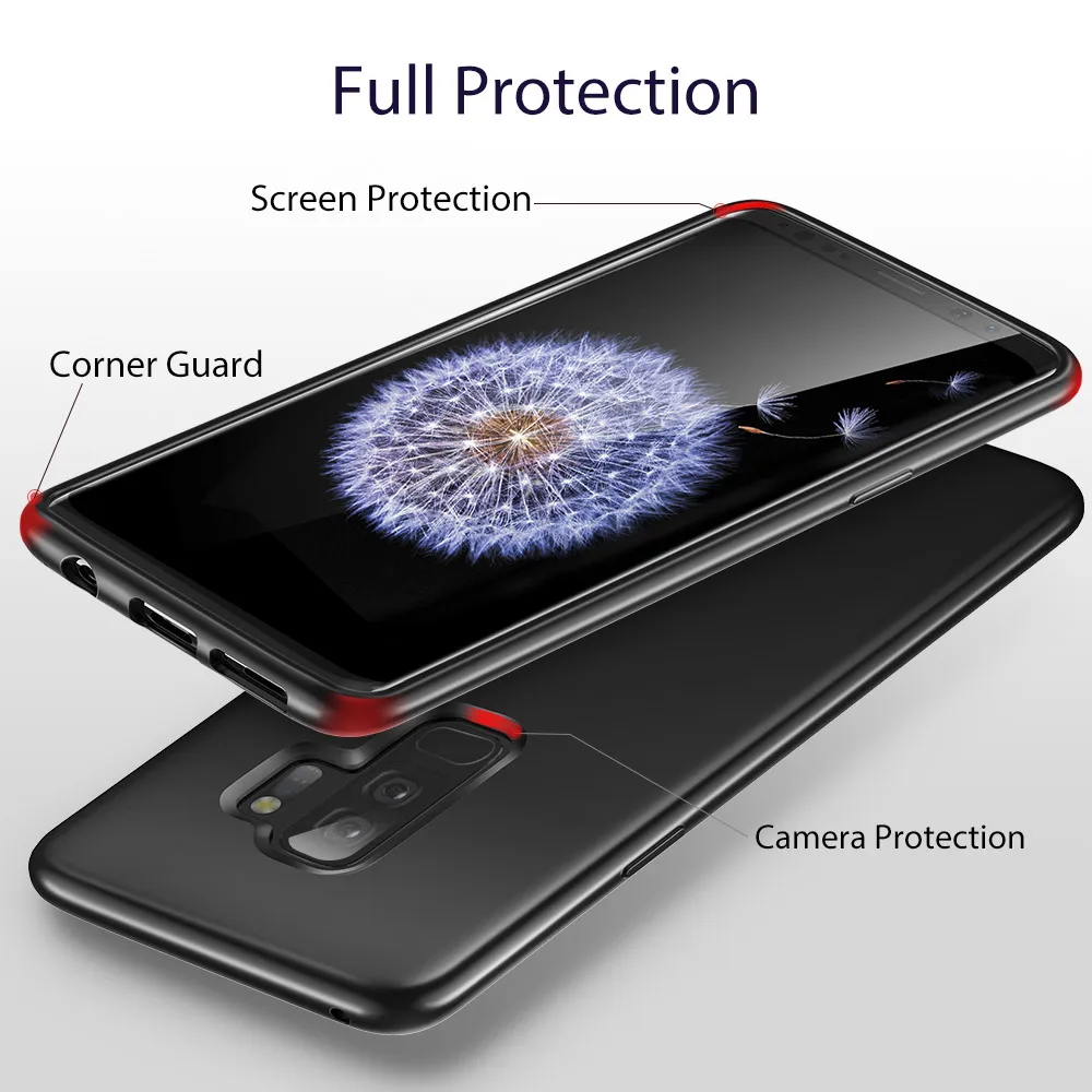 ESR Pokrovček za Samsung Galaxy S9 S9 Plus Primeru Odlično Prilegajo Anti šok Mehko TPU Primeru Ultra Tanka, Lahka Teža Zaščitni Pokrov Funda