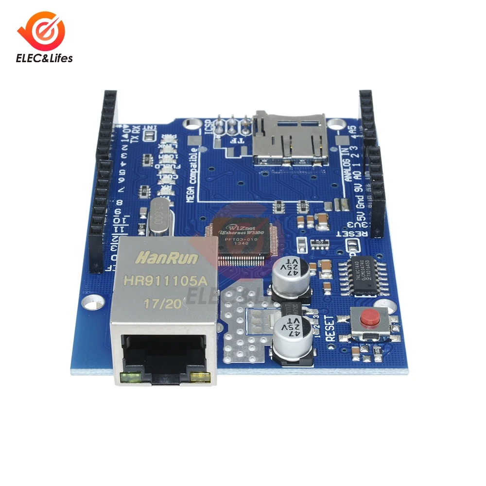 Ethernet Shield W5100 Razvojni Odbor Modul Za Arduino UNO R3 MEGA 2560 1280 UNR R3 W5100 odbor z Micro SD Režo,