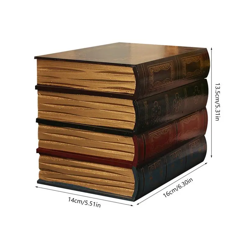Evropski Retro Ponaredek Knjiga Simulacije Knjiga Škatla za Shranjevanje Ornament Dekoracijo Urad Knjiga Model Foto Prop Knjiga Brezplačna dostava